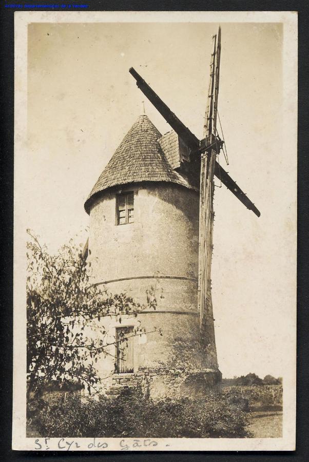 Moulin A Vent Le Champ Du Trail Villa Saint-Cyr-des-Gats Eksteriør bilde