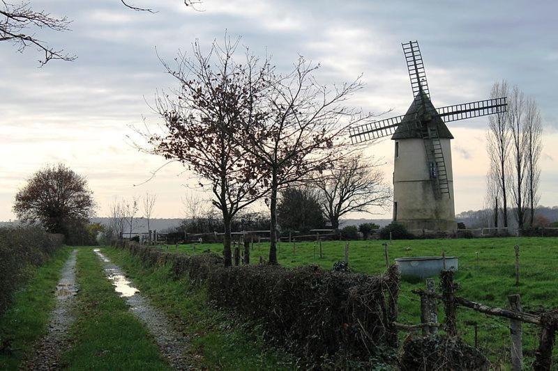 Moulin A Vent Le Champ Du Trail Villa Saint-Cyr-des-Gats Eksteriør bilde