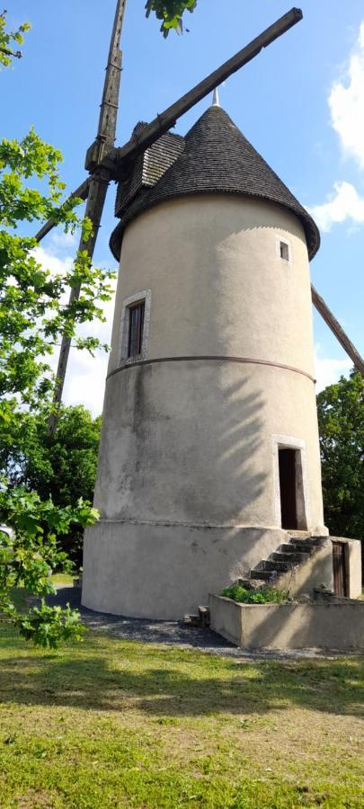 Moulin A Vent Le Champ Du Trail Villa Saint-Cyr-des-Gats Eksteriør bilde
