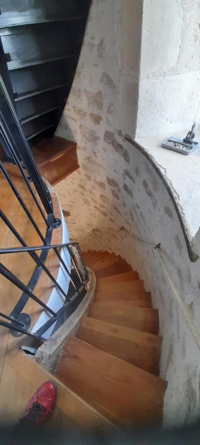 Moulin A Vent Le Champ Du Trail Villa Saint-Cyr-des-Gats Eksteriør bilde